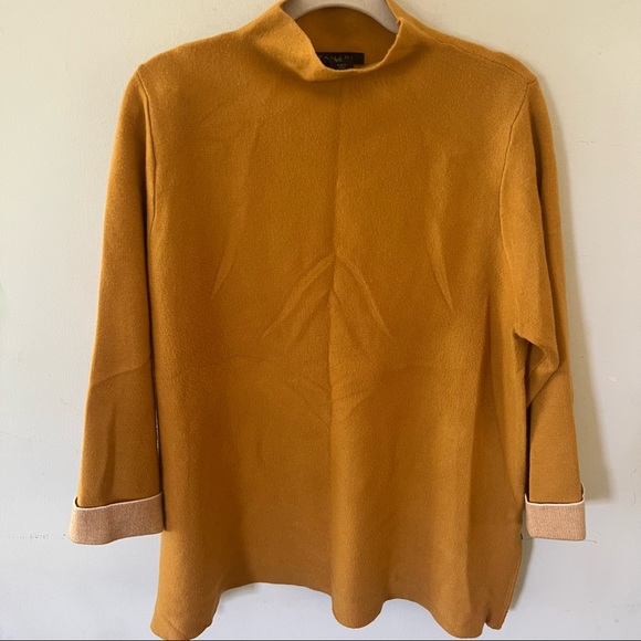 Tahari Moc Neck Sweater Soft Sz XL - Picture 10 of 12